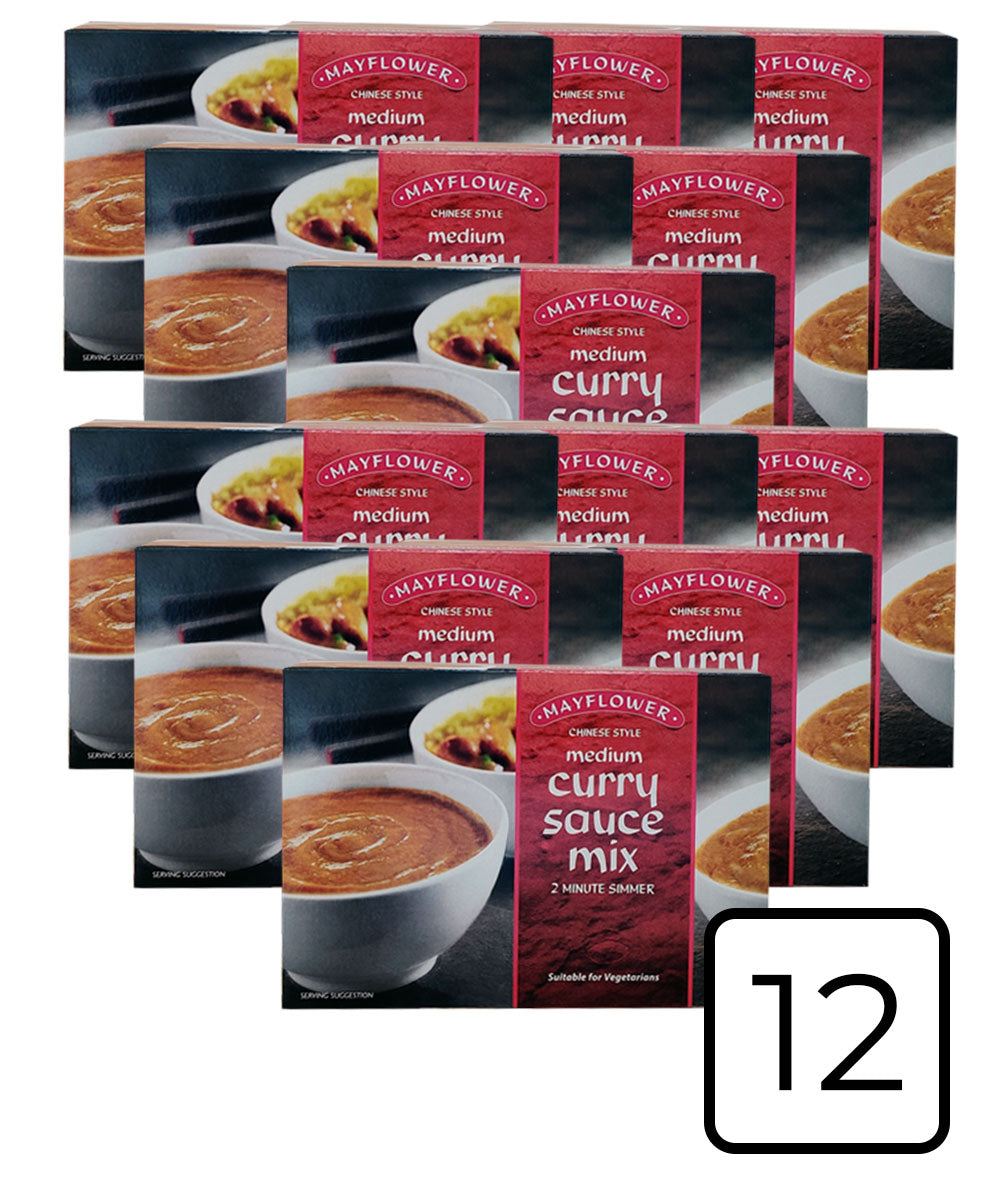 Mayflower Medium Curry Sauce Mix 12-Pack Case